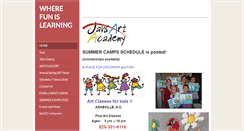 Desktop Screenshot of jansartacademy.com